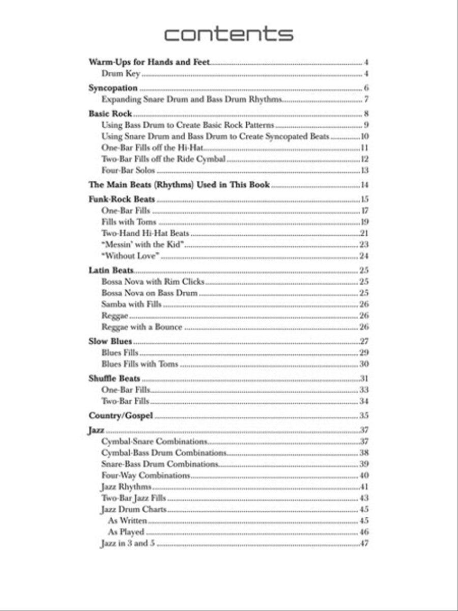 Drumset Syncopation Drum Set scores gallery preview page 3