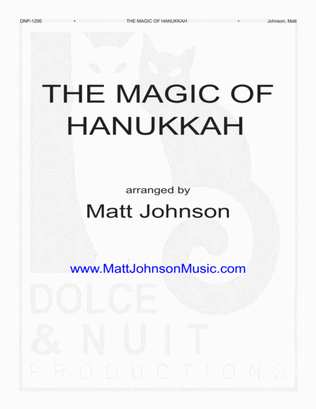 The Magic of Hanukkah-SATB choral work, a cappella