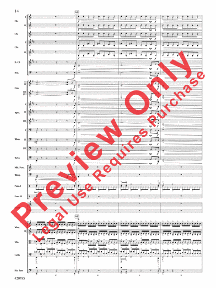 Man of Steel, Selections from Full Orchestra scores gallery preview page 15