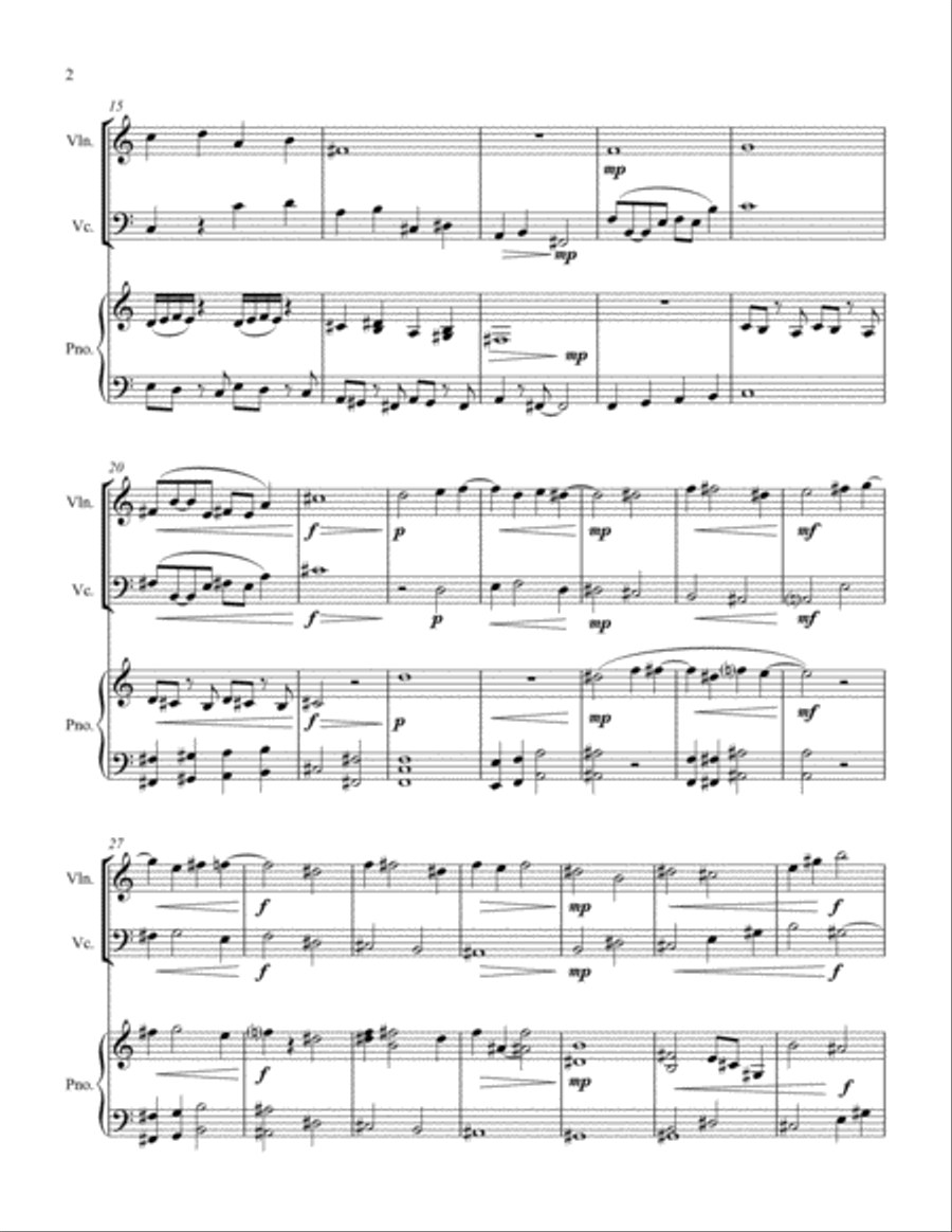 Black Frost Piano Trio scores gallery preview page 2