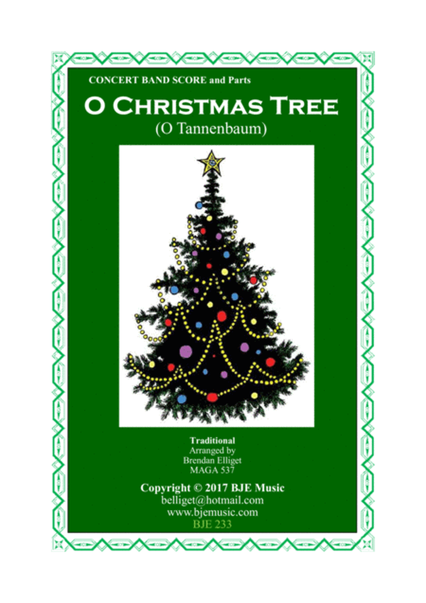 O Christmas Tree ( O Tanənbaʊm) - Concert Band Score and Parts PDF image number null