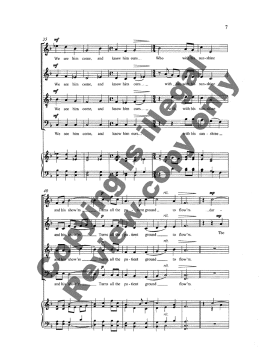 What Sweeter Music What Sweeter Music 4-Part scores gallery preview page 5