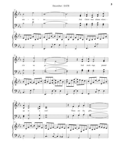 December (SATB) image number null
