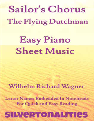 Book cover for Sailor's Chorus Flying Dutchman Easy Piano Sheet Music