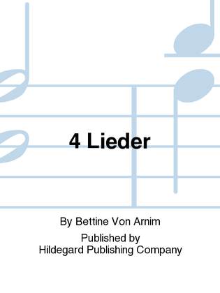 Book cover for 4 Lieder