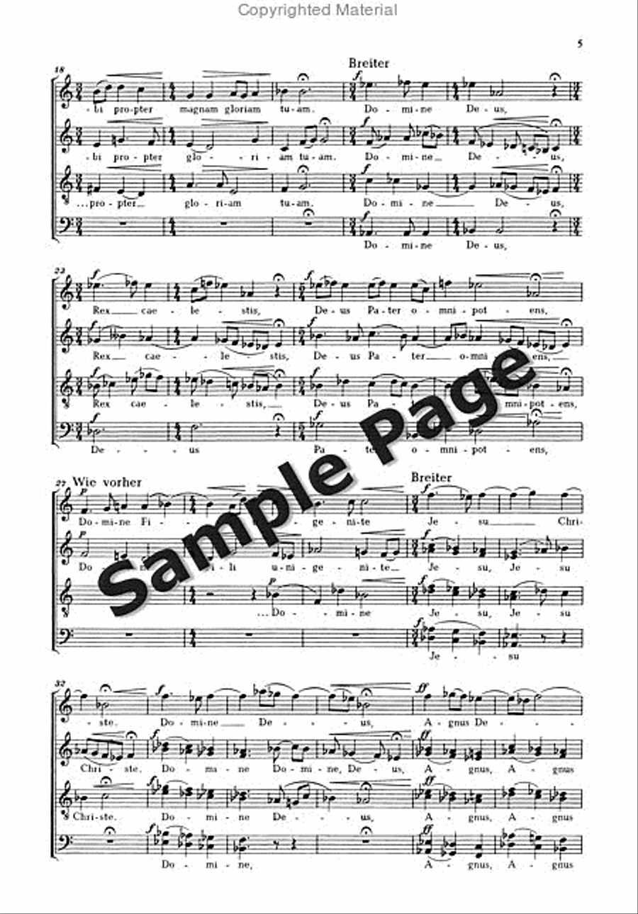 Messe 4-Part scores gallery preview page 8