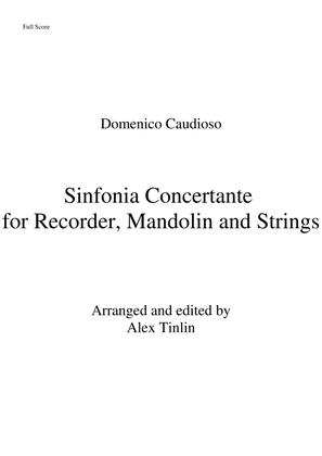 Sinfonia Concertante for Treble Recorder, Mandolin and Strings