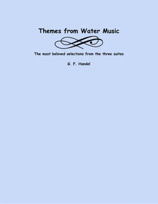 Book cover for Themes from the Water Music