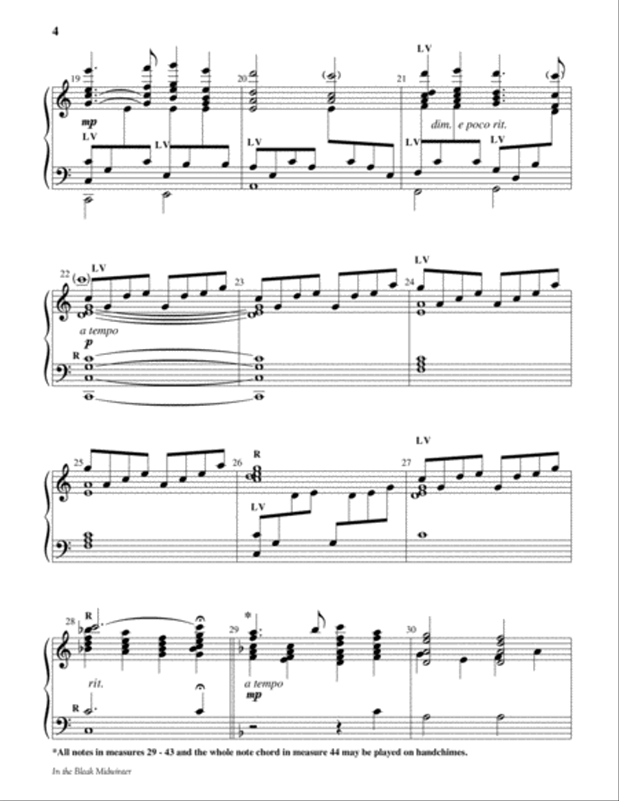 In the Bleak Midwinter 5-Octaves scores gallery preview page 4