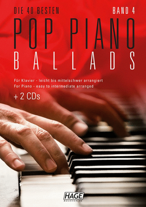 Book cover for Pop Piano Ballads 4