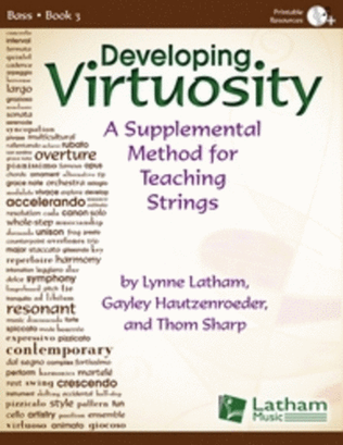 Developing Virtuosity Book 3 Bass Book/CD