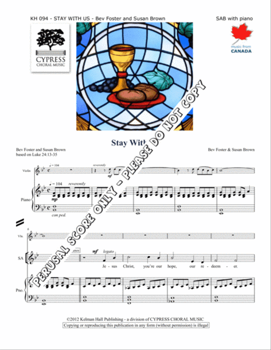 Stay With Us Stay With Us 3-Part scores gallery preview page 2