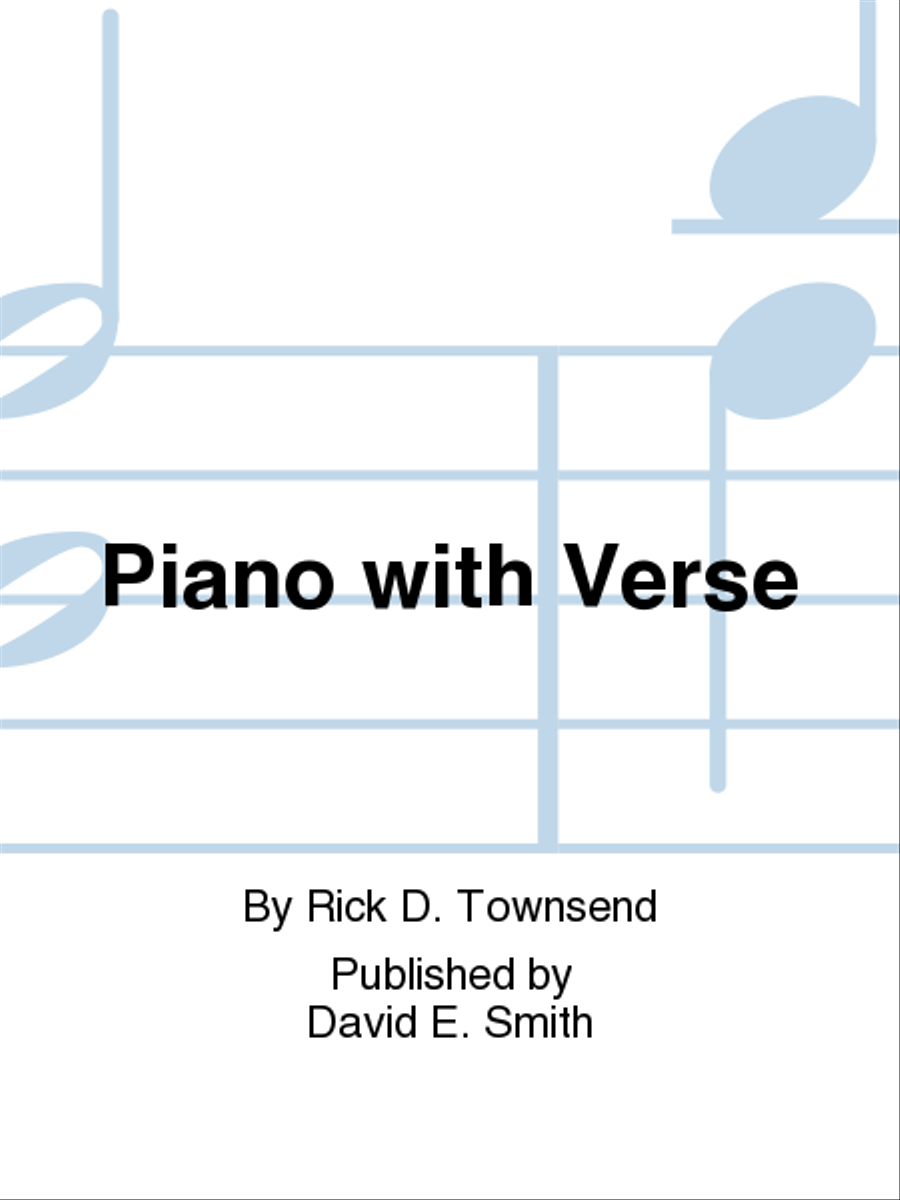 Piano with Verse Piano with Verse Woodwind Ensemble scores gallery preview page 1