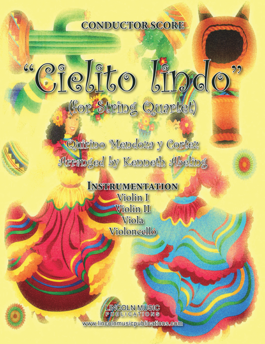 Cielito lindo (for String Quartet) String Quartet scores gallery preview page 1