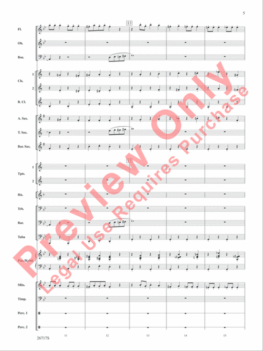 Dance of the Sugar Plum Fairy Concert Band Methods scores gallery preview page 6
