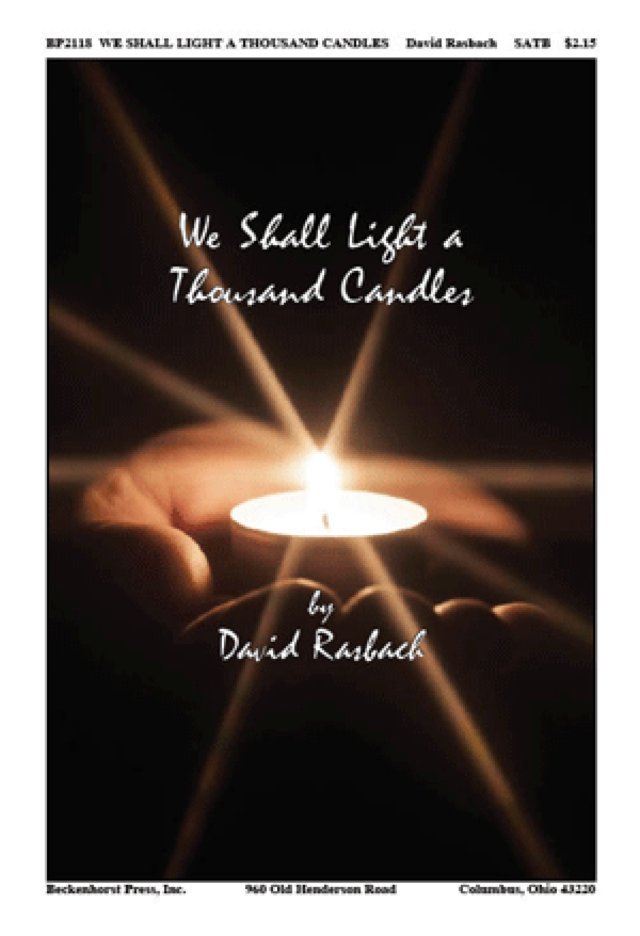 We Shall Light a Thousand Candles 4-Part scores gallery preview page 1