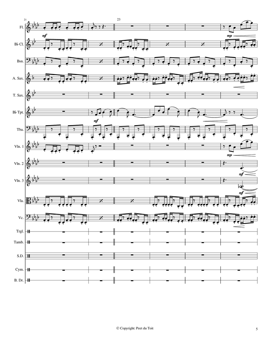 Elizabethan Serenade - Ronald Binge (Mixed Ensemble) Large Ensemble scores gallery preview page 5