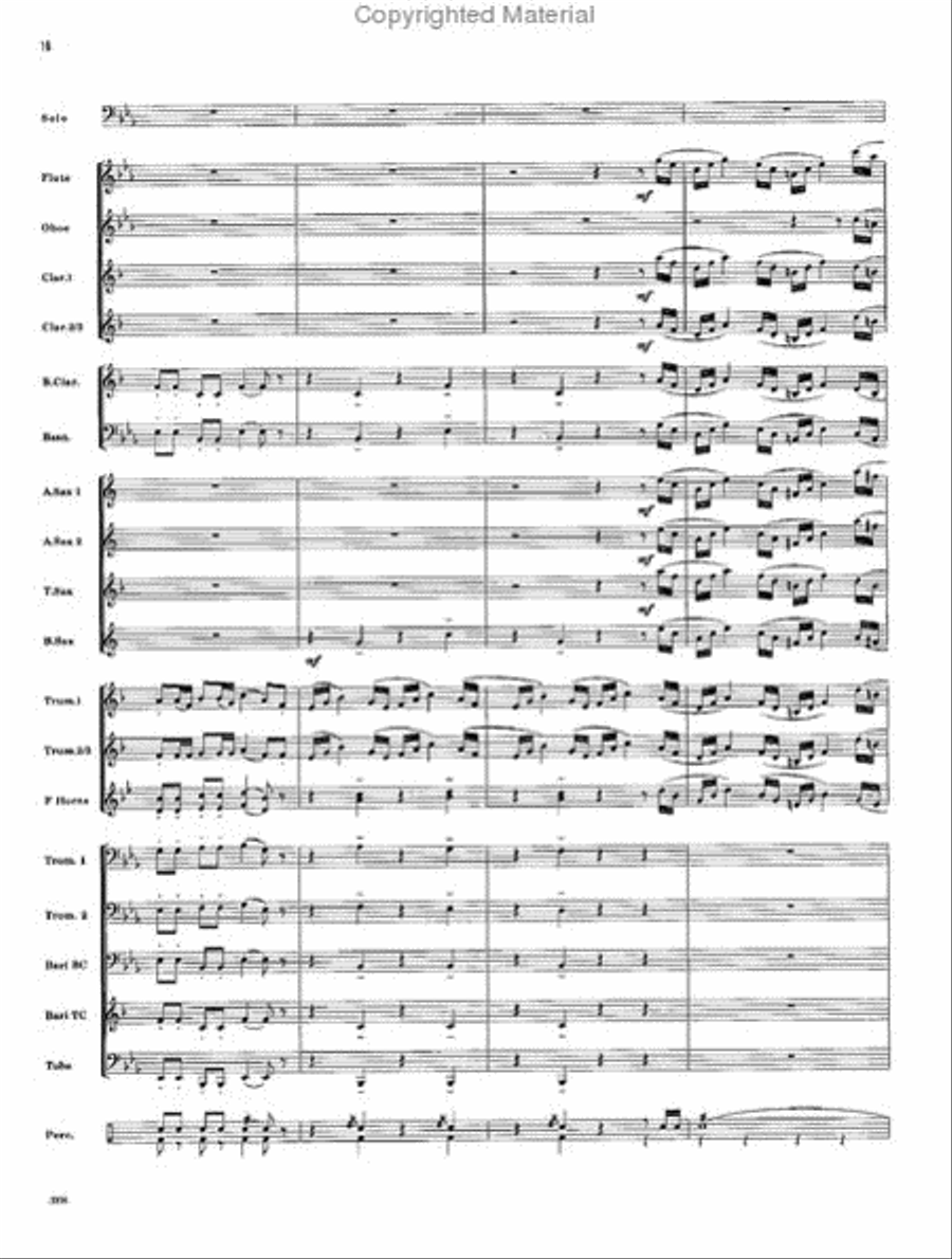 Concert Rondo Concert Band scores gallery preview page 15