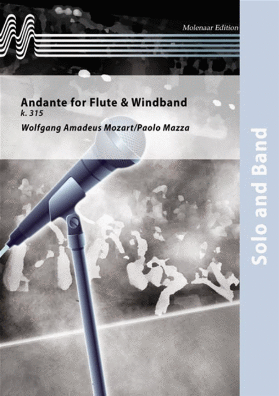 Andante for Flute & Windband Concert Band scores gallery preview page 1