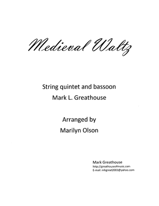 Medieval Waltz -- String Quintet plus Bassoon