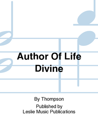 Author Of Life Divine