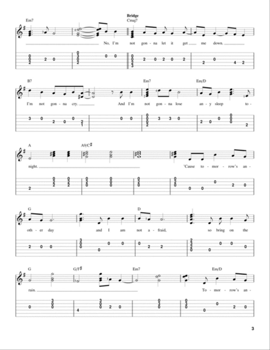 Bring On The Rain Acoustic Guitar scores gallery preview page 3