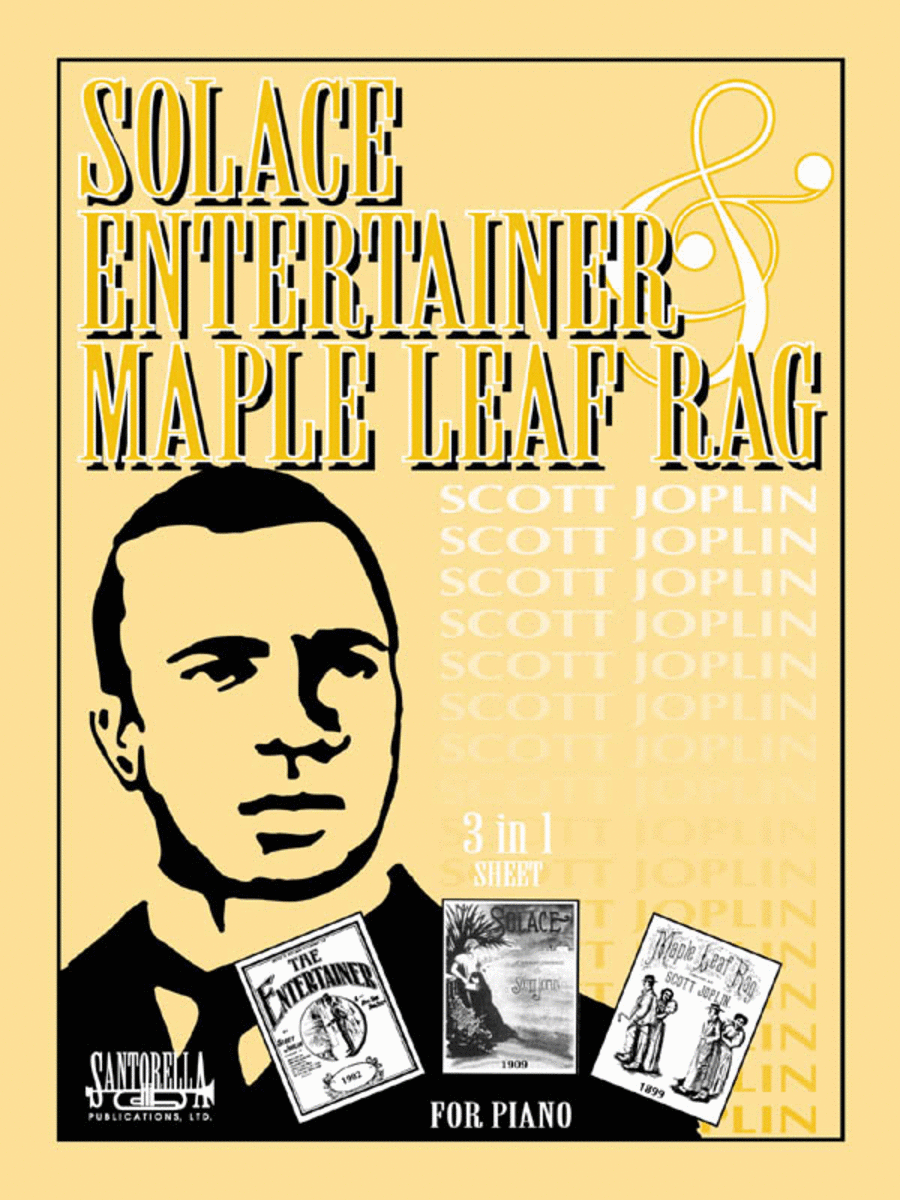 Solace, Entertainer and Maple Leaf Rag * 3 in 1 * Original Piano Solo Piano Solo scores gallery preview page 1