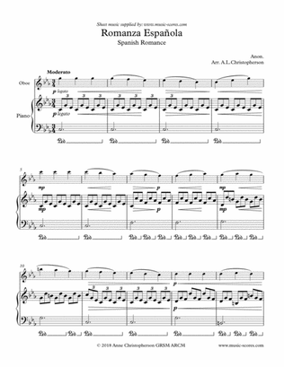 Spanish Romance - Oboe and Piano