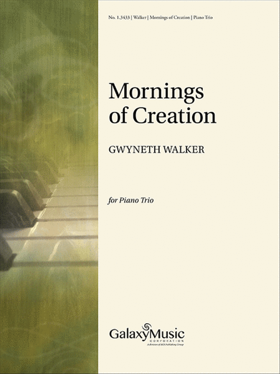 Mornings of Creation Piano Trio scores gallery preview page 1