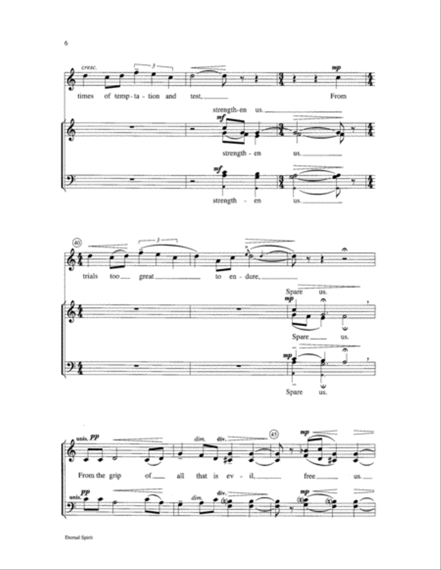 Eternal Spirit Choir scores gallery preview page 6