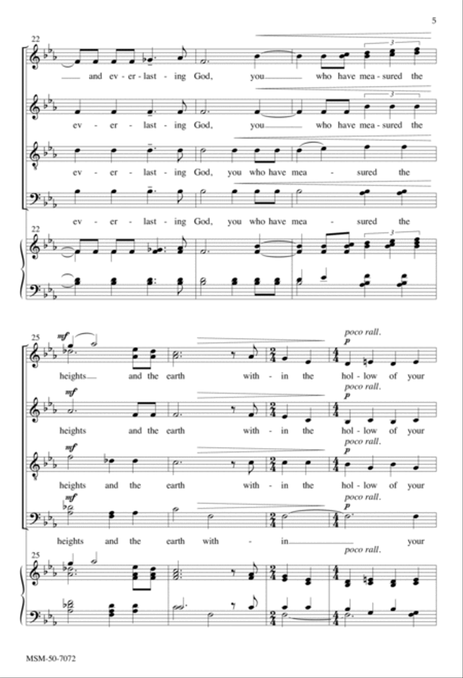 Almighty and Everlasting God Divisi scores gallery preview page 5