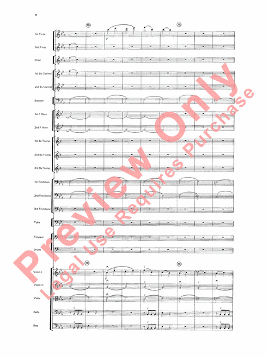 Beethoven's Symphony No. 5, 1st Movement Full Orchestra scores gallery preview page 11