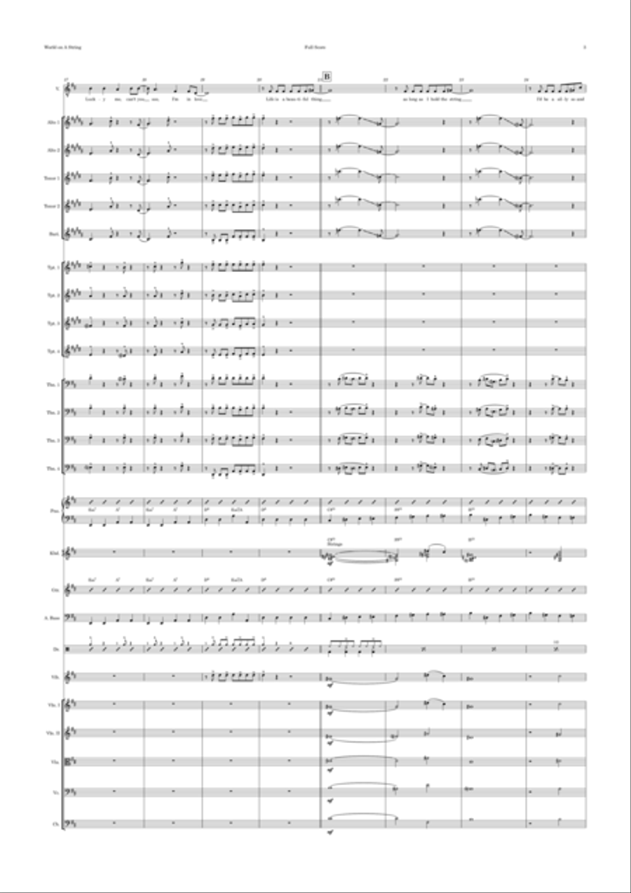 I've Got The World On A String Jazz Ensemble scores gallery preview page 3