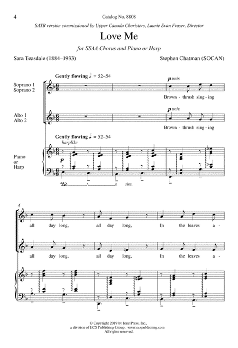 Love Me (Choral Score)