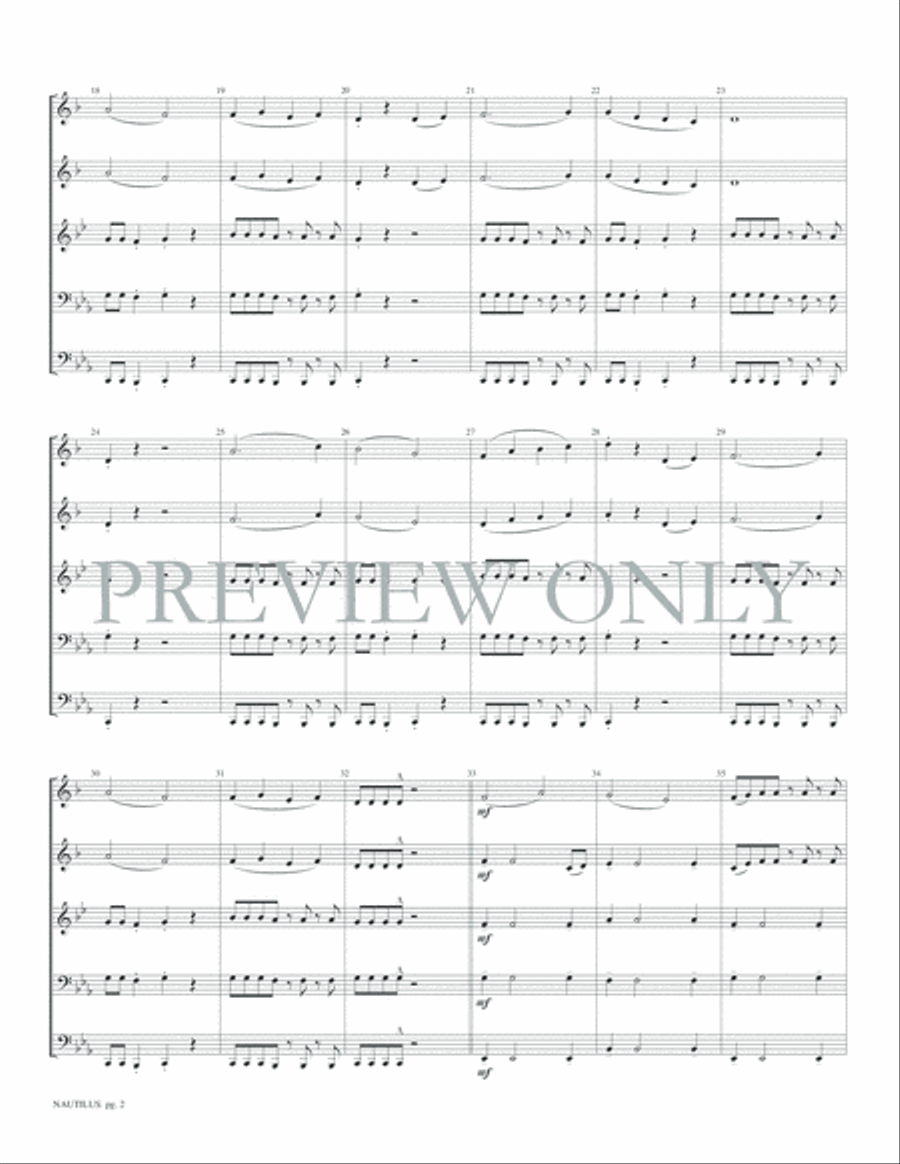 Nautilus Nautilus Brass Quintet scores gallery preview page 4