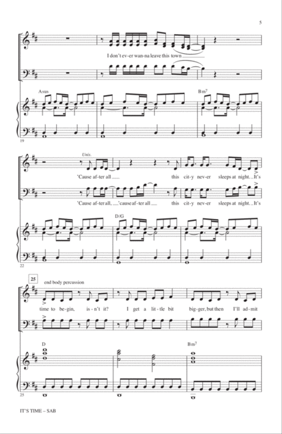 It's Time 3-Part scores gallery preview page 3