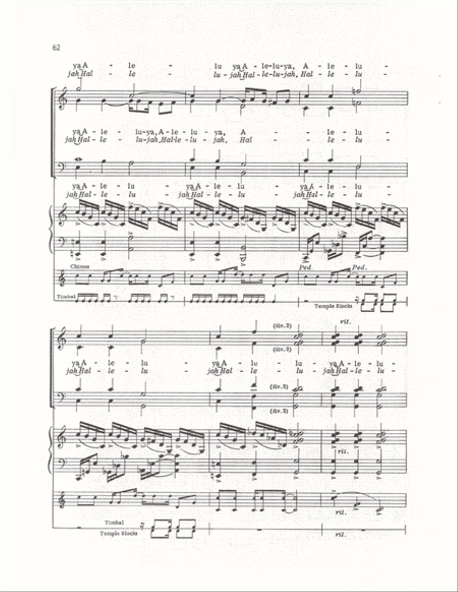 The Cuban Mass (Vocal Score) 4-Part scores gallery preview page 59