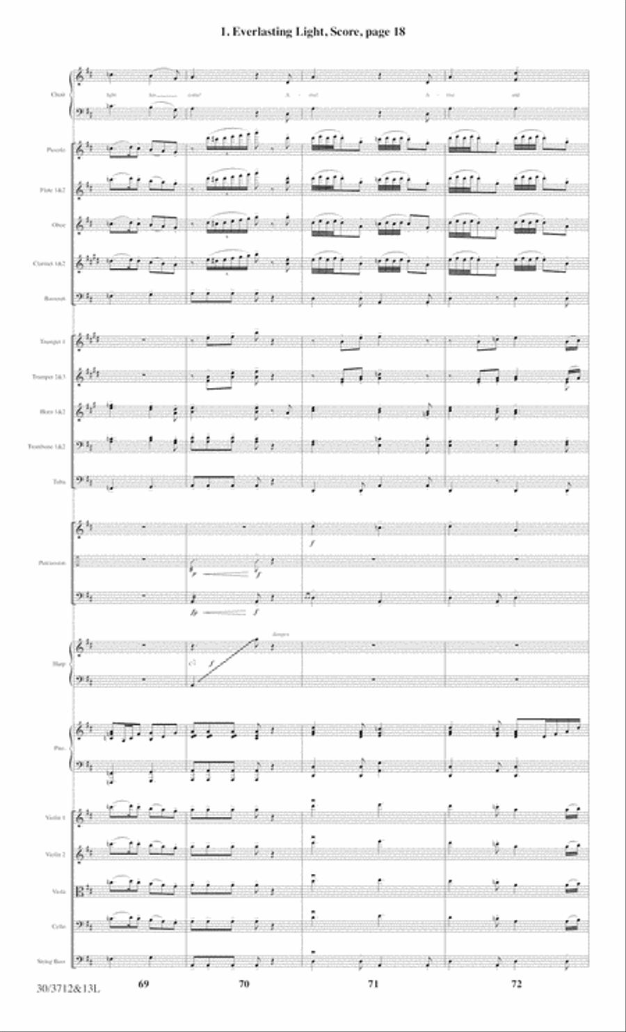 Everlasting Light - Full Score (Digital Download) Choir scores gallery preview page 20