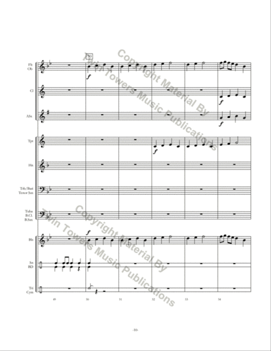 Surprise Variations Surprise Variations Concert Band scores gallery preview page 11