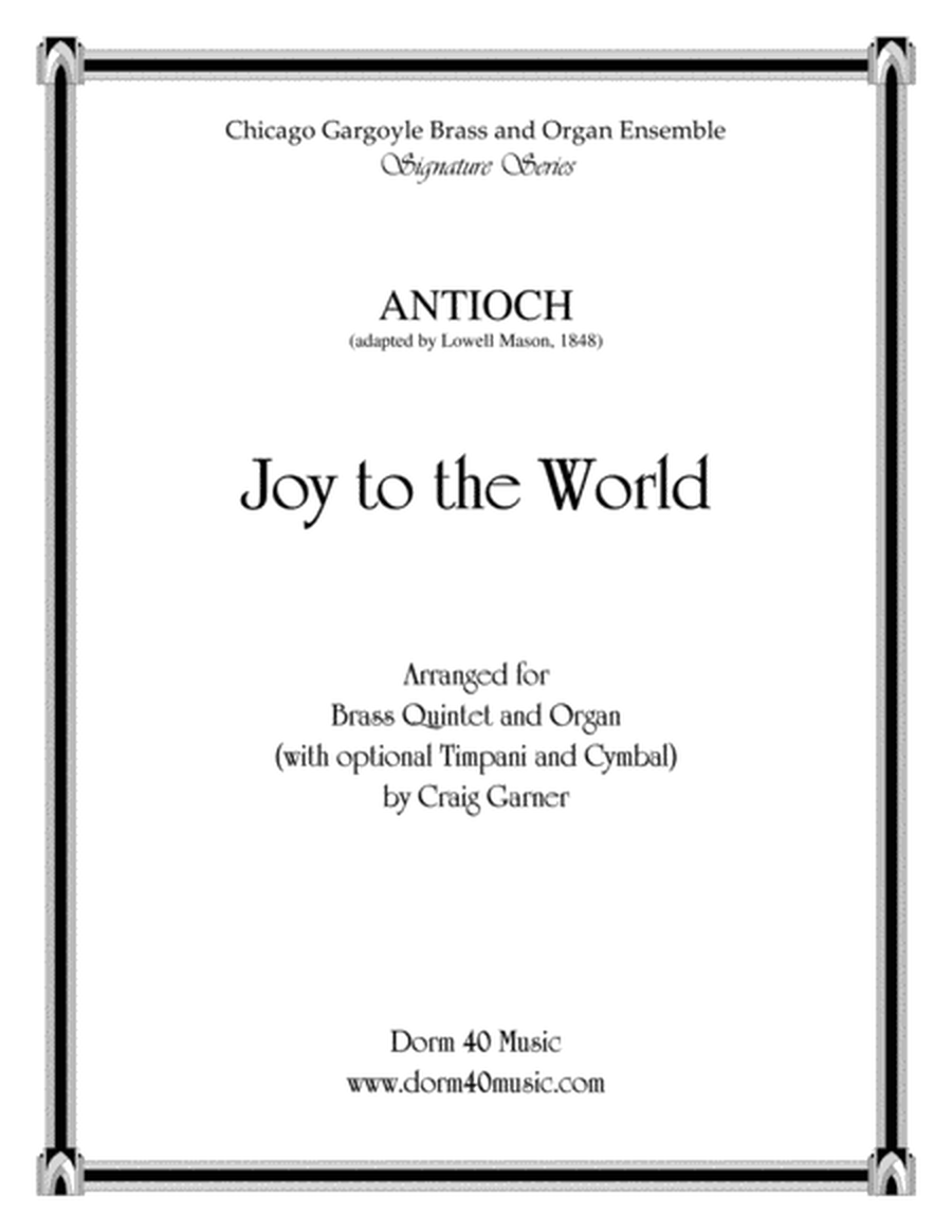 Joy to the World (for Brass Quintet and Organ) image number null