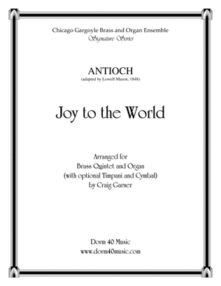 Book cover for Joy to the World (for Brass Quintet and Organ)