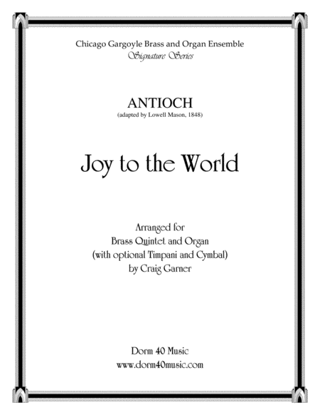 Joy to the World (for Brass Quintet and Organ) image number null