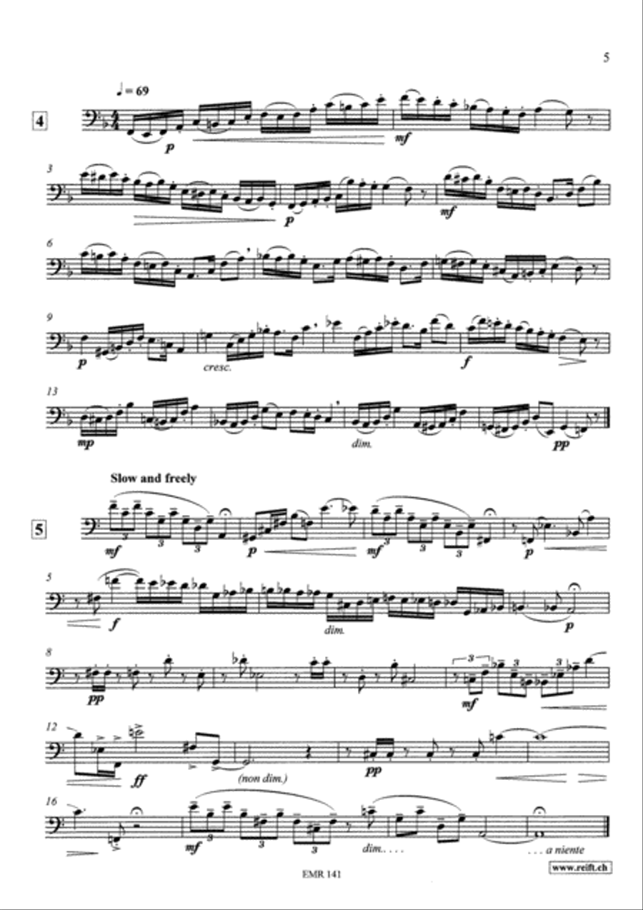 Technical & Melodic Studies Vol. 5 Trombone scores gallery preview page 5