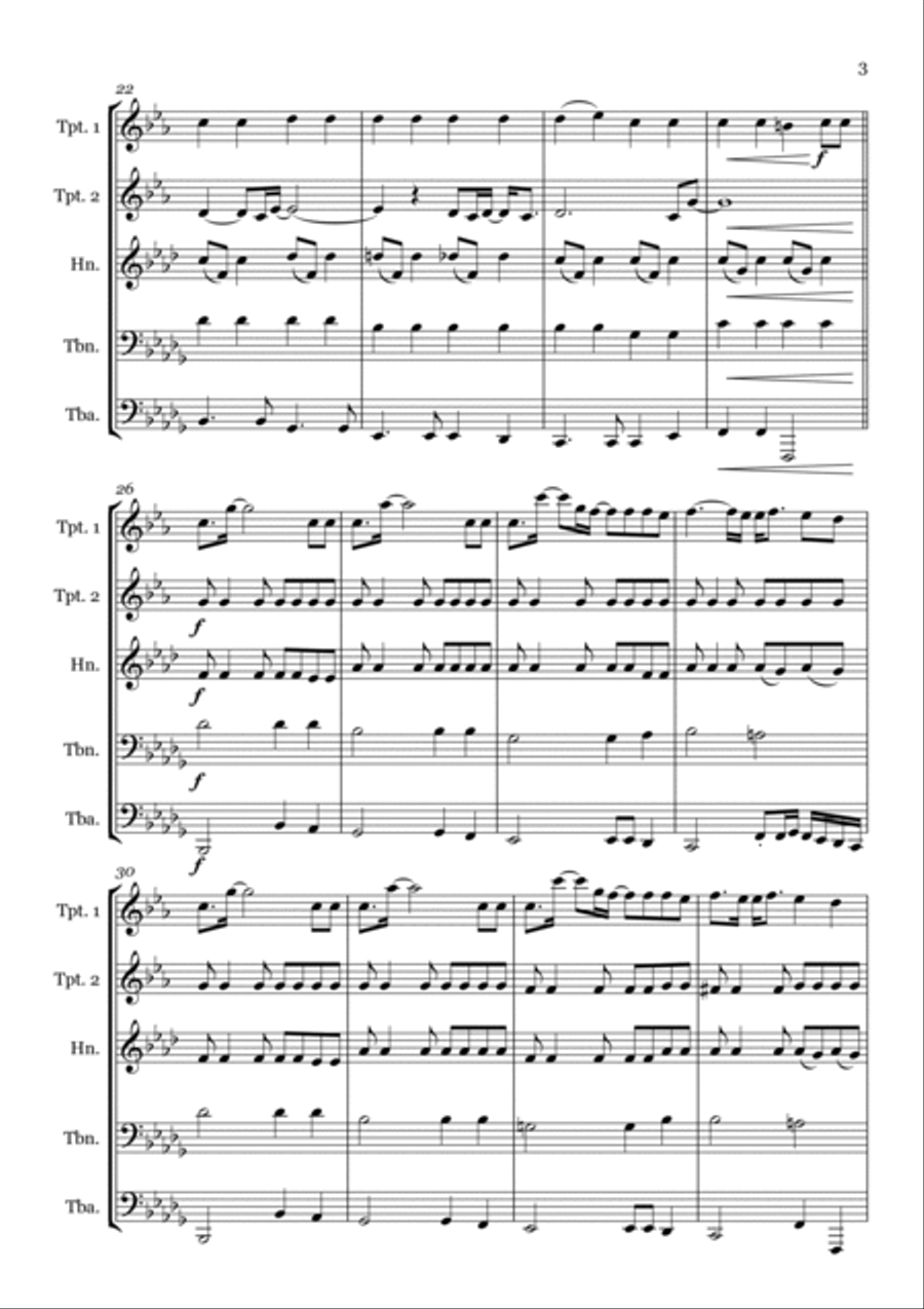 Skyfall Horn scores gallery preview page 5
