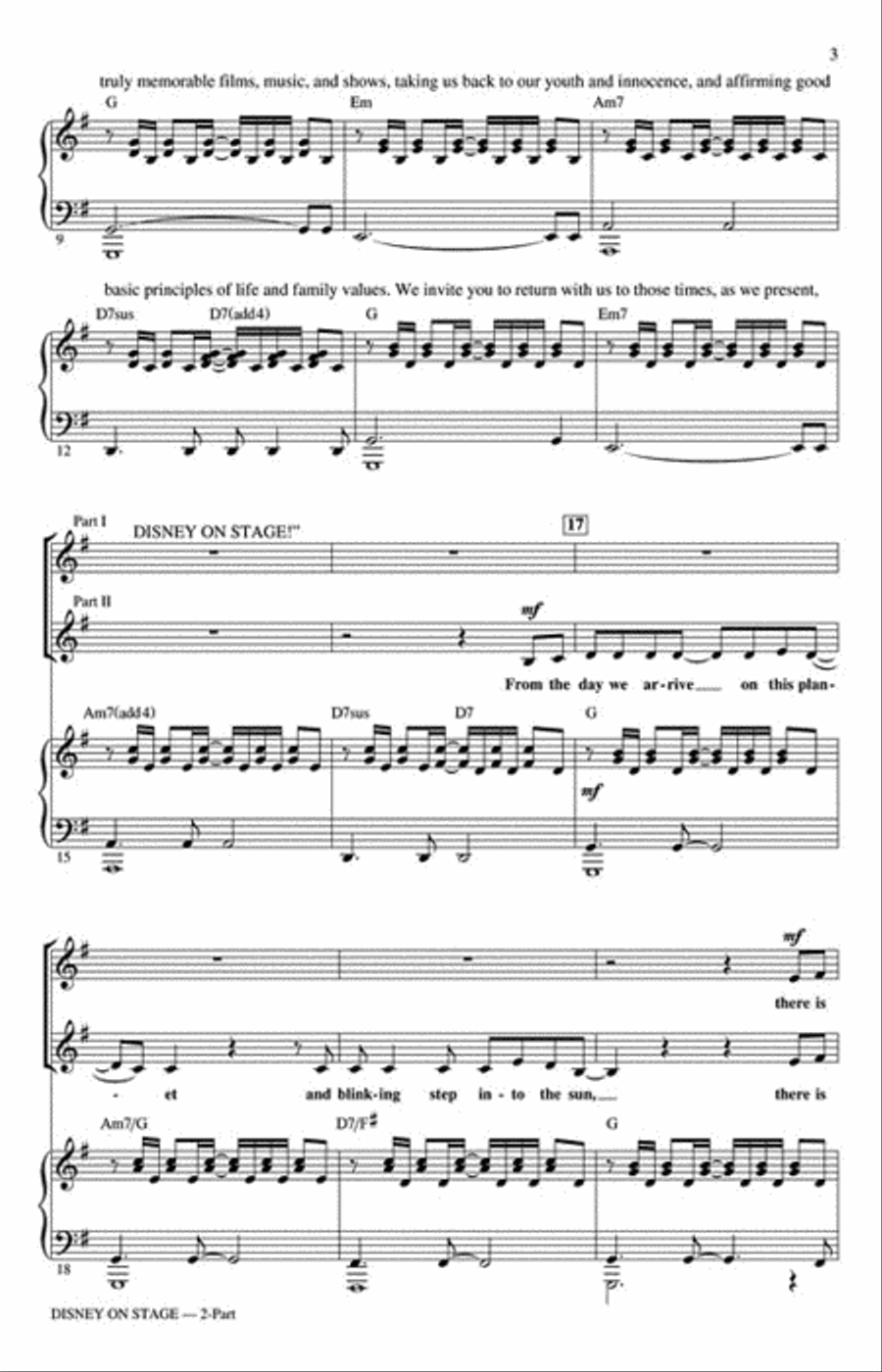 Disney on Stage 2-Part scores gallery preview page 3