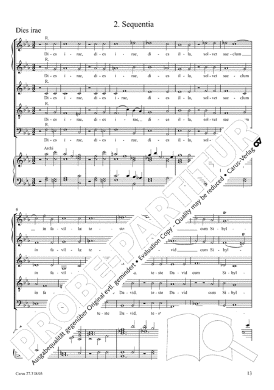 Requiem in F minor SSATB scores gallery preview page 14