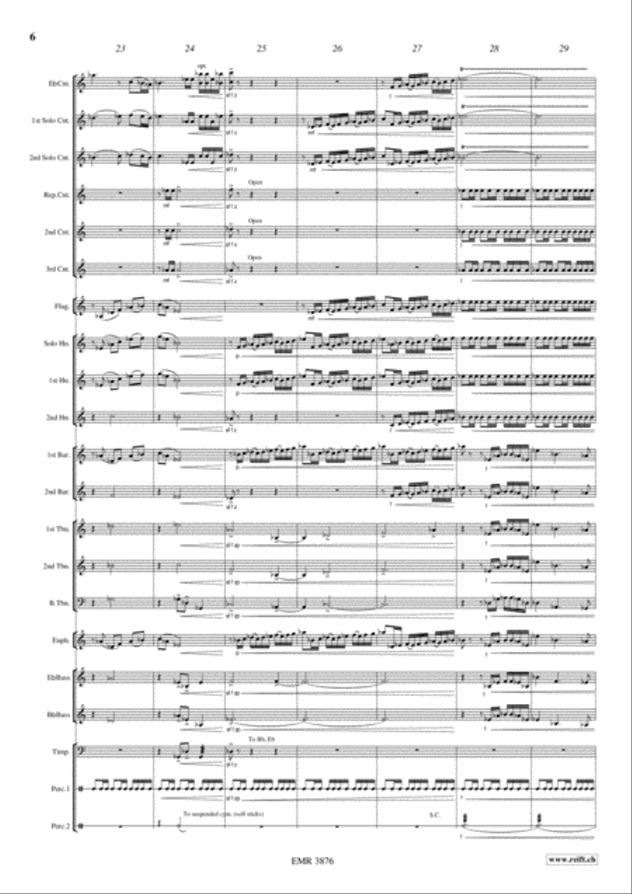 Processional Brass Band scores gallery preview page 7
