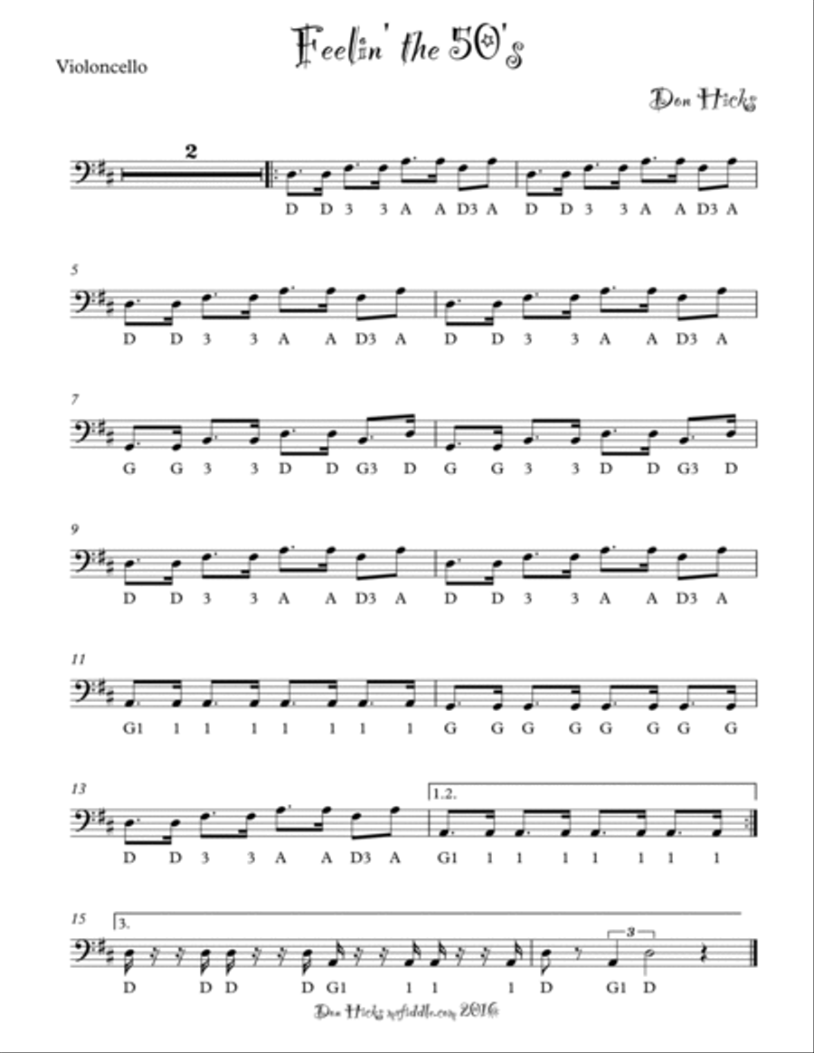 Feelin' the 50's Feelin' the 50's String Orchestra scores gallery preview page 5