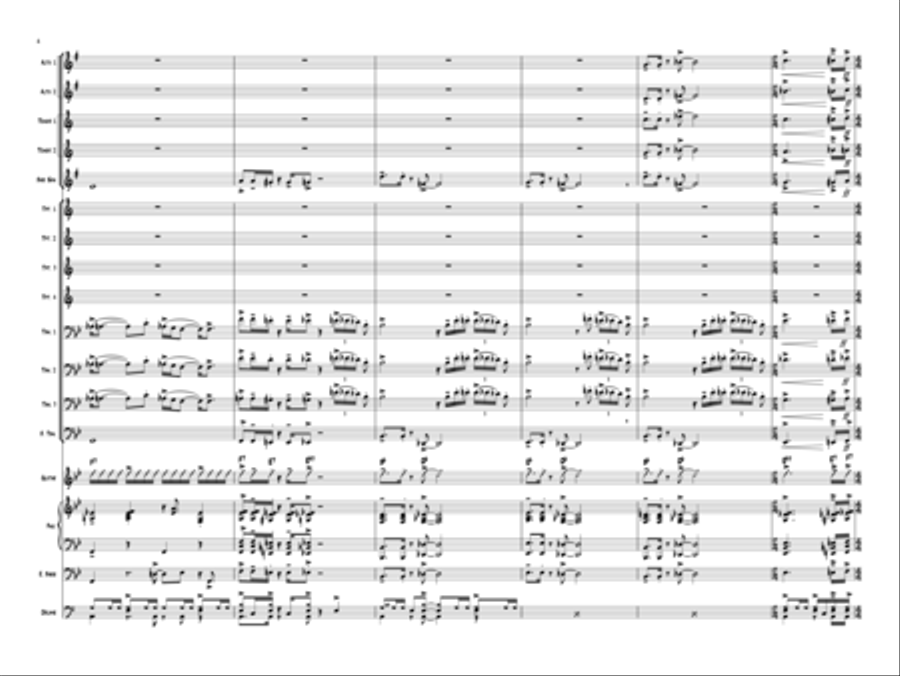 Bone Collection Jazz Ensemble scores gallery preview page 4