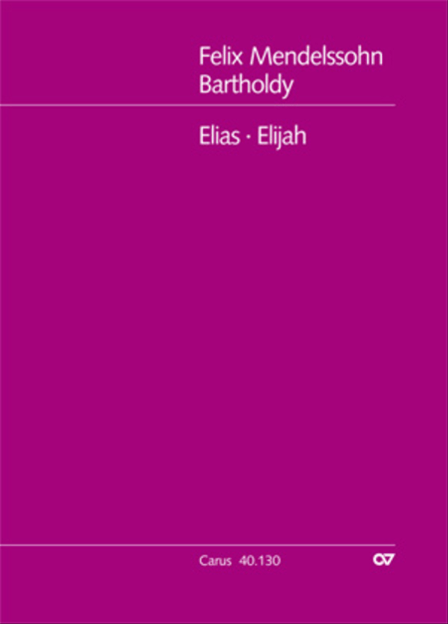 Elijah (Elias) 4-Part scores gallery preview page 1